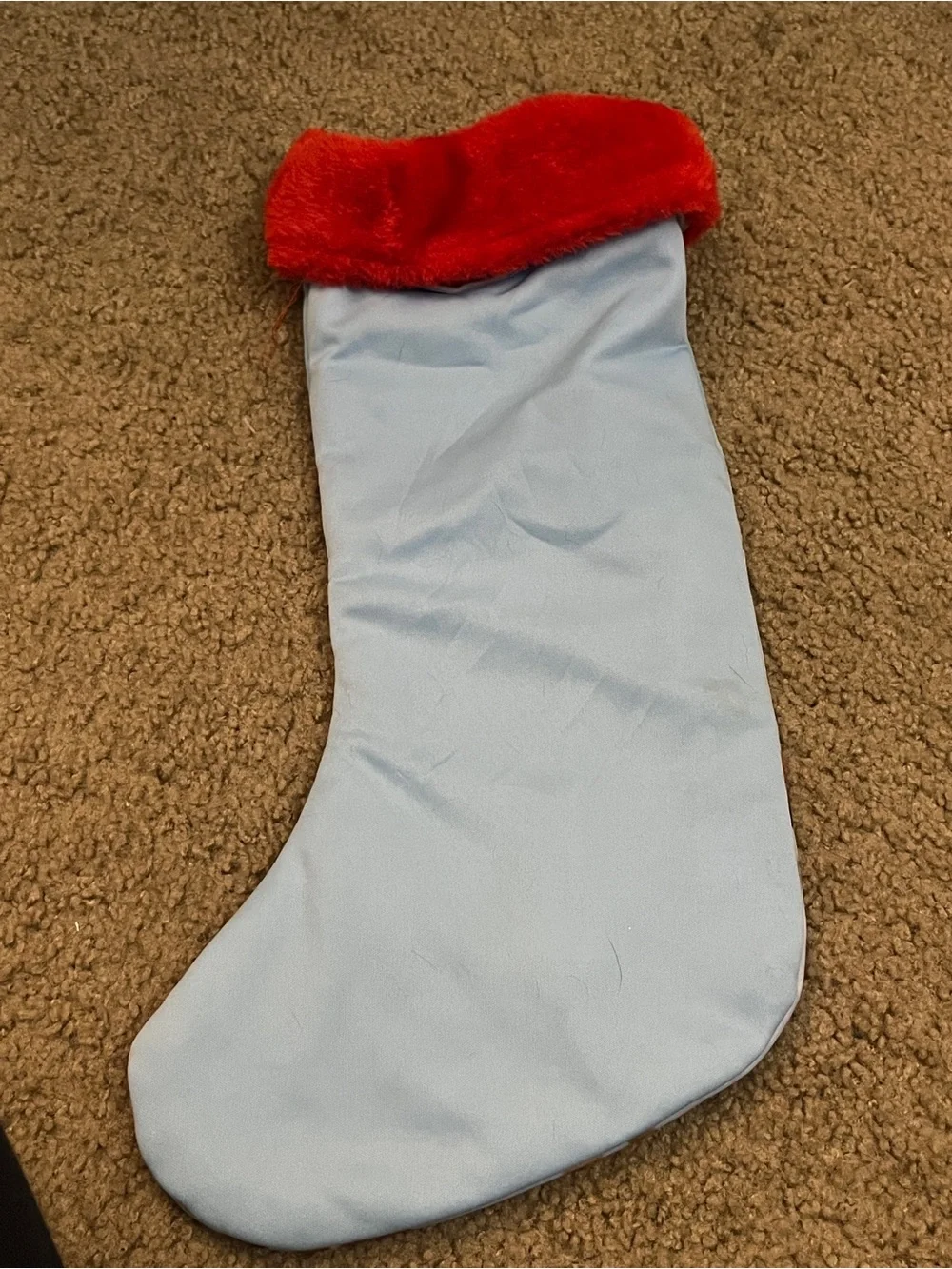 Rudolph the Red Nosed Reindeer Christmas Stocking - Red Trim